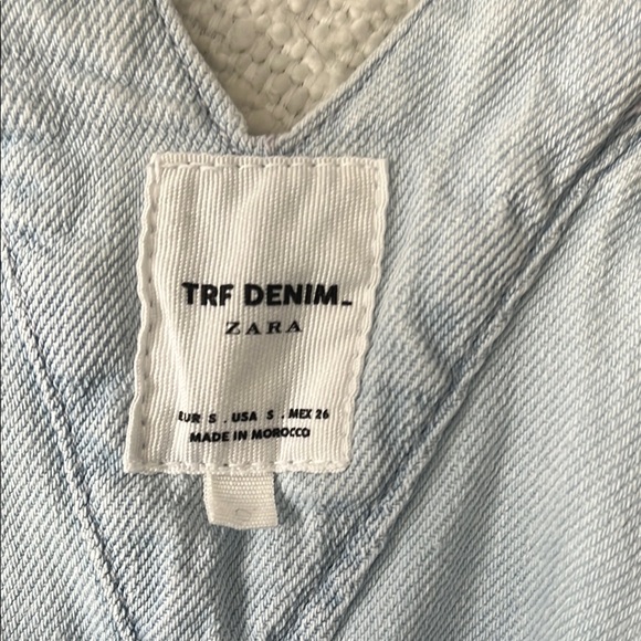 Zara TRF lightwash denim Dress - Picture 6 of 6